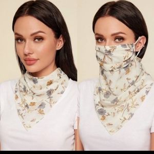 BRAND NEW FLORAL PRINT SCARF.     NWOT